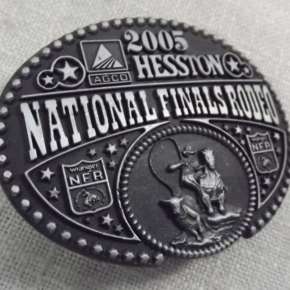 NFR 2005 Hesston Commemorative Belt Buckle - Picture 3 of 9